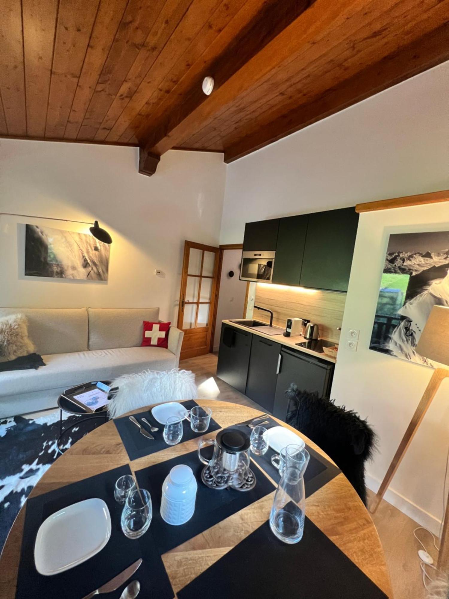 N5 Megeve - Residence De L'Ours - Appart 4 Pers Esterno foto