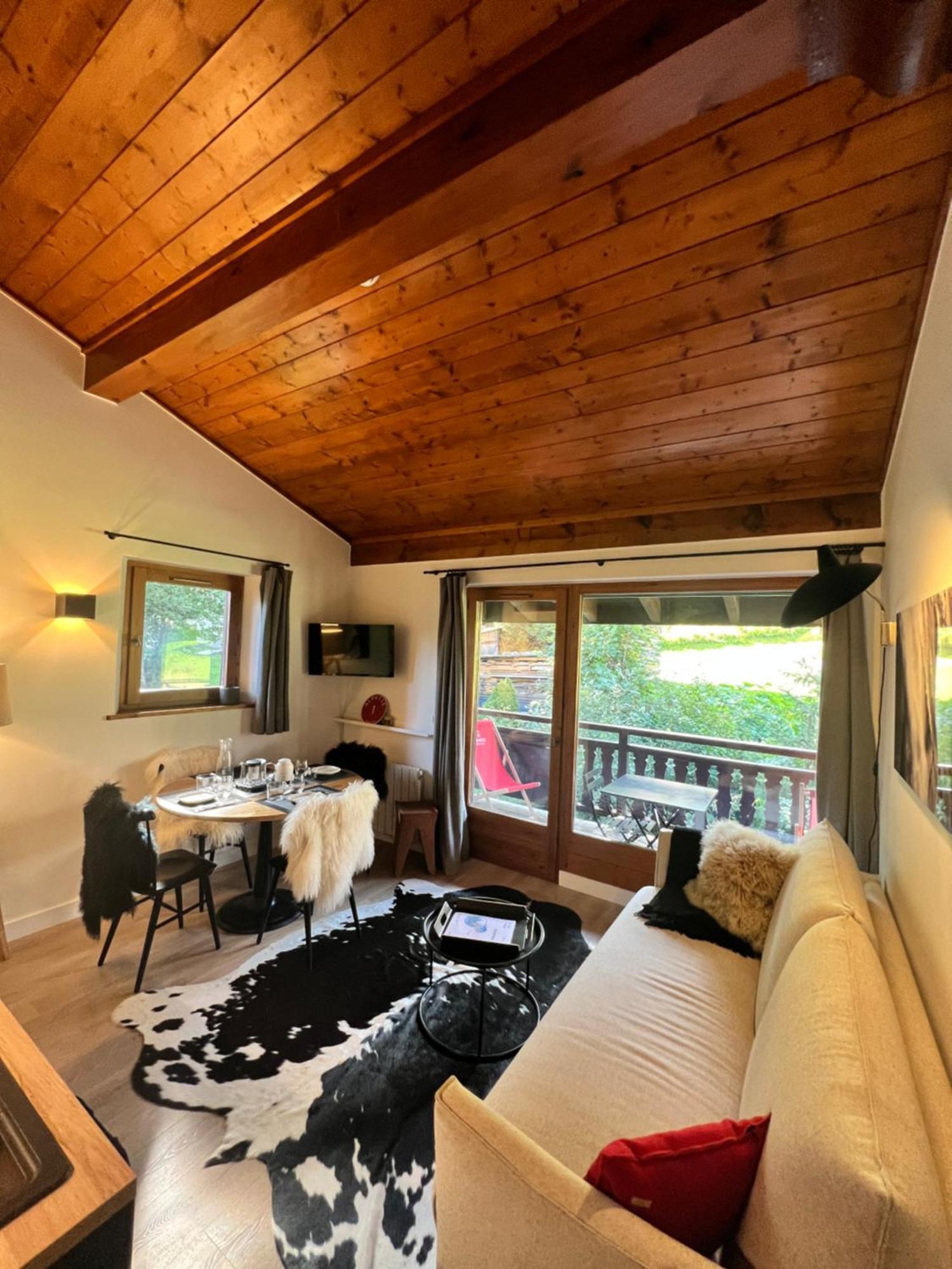 N5 Megeve - Residence De L'Ours - Appart 4 Pers Esterno foto